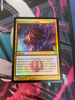 MTG - FIREMIND'S FORESIGHT - RARE - FOIL - RETURN TO RAVNICA - NM - Image 1