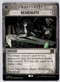 Reanimate Outlaws of Thunder Junction: Breaking News Regular NM R 0018 - Image 1