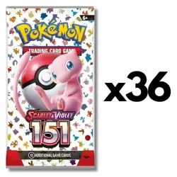 36x Scarlet & Violet 151 Booster Pack Lot 36 SEALED PACKS Pokemon TCG - Image 1