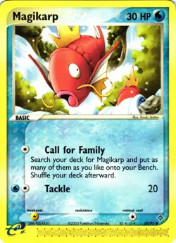 Pokemon TCG Magikarp 60/97 Ex Dragon Common VLP - Image 1