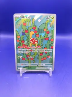 Shuckle 136/132 - ME01: Mega Evolution Pokemon Illustration Rare Holo NM - Image 1