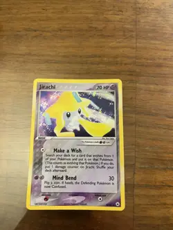 2004 Pokemon EX Hidden Legends Reverse Holo Jirachi #8/101 - Great Condition - Image 3