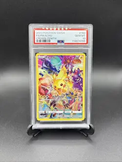2023 Crown Zenith Pikachu #160 Graded PSA 10 Gem Mint Pokemon Tcg - Image 1