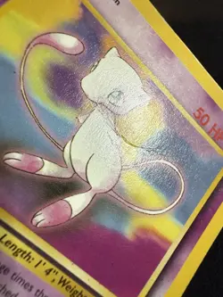 Mew 8 Pokemon Black Star Promo WotC Non Holo DMG - Image 3