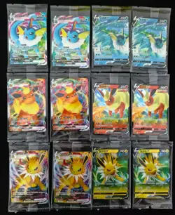 Pokemon TCG S-Chinese Vaporeon VMax Flareon VMax Sealed Lot*12 -NE40 - Image 1
