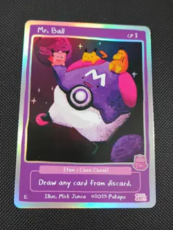 Pokepu Mr. Ball (Psyduck) 2025 Cool Club Art Mick Junco Pokemon Fan Art - Image 1