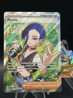 Pokemon Perrin 209/167 Twilight Masquerade Ultra Rare Full Art Holo - Image 1