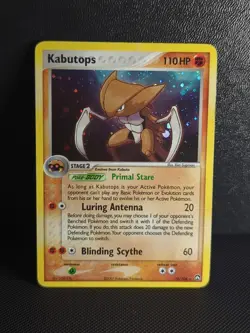 English Pokemon Holo Kabutops - 10/108 - Holo Rare EX Power Keepers - Image 1