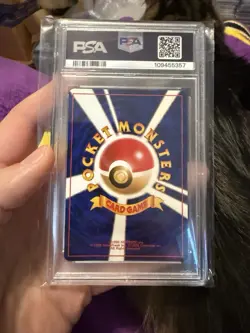 2000 POKEMON JAPANESE NEO PREMIUM FILE #157 TYPHLOSION-HOLO PSA 10 - Image 2