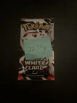 Very Heavy! 22.72g Pokemon TCG SV10.5 White Flare Booster Pack Sealed! - Image 3