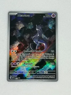 Mewtwo 052 Scarlet & Violet Black Star 151 UPC Promo NM Pokemon TCG - Image 1