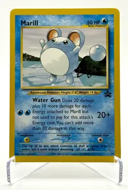 Pokemon Marill Promo 29 WOTC Black Star 2002 Regular Non Holo Vintage Rare - Image 1