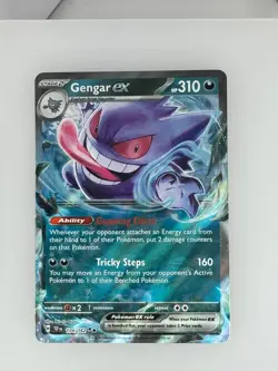 2024 Pokemon Temporal Forces Gengar ex 104/162 NM - Image 1