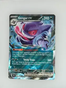 2024 Pokemon Temporal Forces Gengar ex 104/162 NM - Image 1