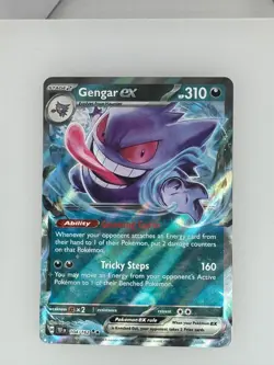 2024 Pokemon Temporal Forces Gengar ex 104/162 NM - Image 1