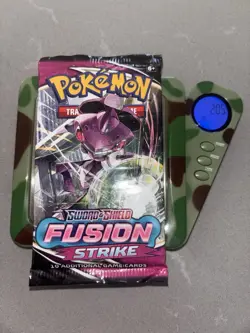 20.5g Pokemon TCG Sword & Shield Fusion Strike Booster Pack From ETB Genesect - Image 1