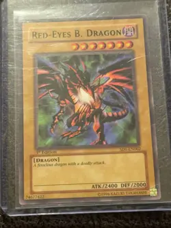 Red-Eyes B. Dragon SD1-EN002 Structure Deck: Dragon's Roar 1st Edition - Image 3