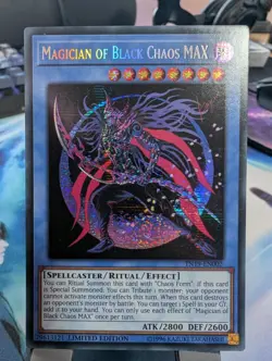 YuGiOh! Magician of Black Chaos MAX TN19-EN002 Secret Rare - Image 1