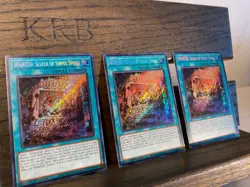 Yugioh 3X WANTED: Seeker of Sinful Spoils Secret/NM/1st Ed AGOV-EN054 - Image 1