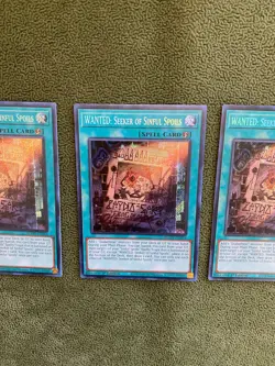 Yugioh 3X WANTED: Seeker of Sinful Spoils Secret/NM/1st Ed AGOV-EN054 - Image 3