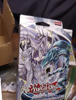 YuGiOh Saga of Blue-Eyes White Dragon Structure Deck Unlimited Edition Sealed - Image 2