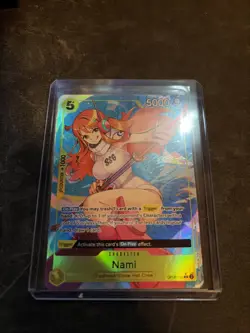 One Piece CCG Nami Alternate Art OP08-106 Parallel Mint Condition - Image 1