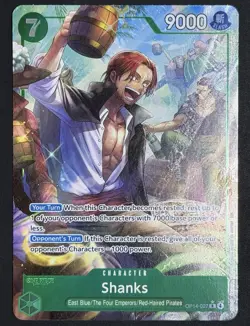 Shanks (Alternate Art) OP14-027 The Azure Sea's Seven Foil - Image 1