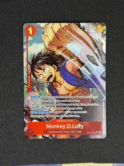 ONE PIECE Monkey D. Luffy (Alt Art) OP14-013 SR The Azure Sea's Seven - Image 1