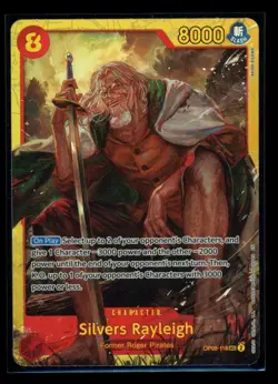 One Piece Silvers Rayleigh SEC OP08-118 PRB 02 Secret Rare Two Legends English - Image 1