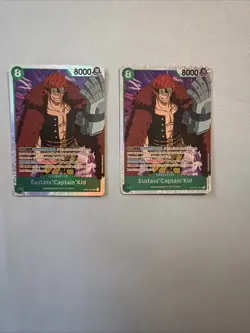 X2 OP01-051 Eustass "Captain" Kid Super Rare One Piece TCG Romance Dawn - Image 1