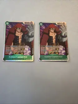 X2 OP01-051 Eustass "Captain" Kid Super Rare One Piece TCG Romance Dawn - Image 2