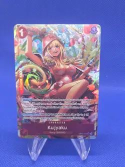 One Piece A Fist of Divine Speed Kujyaku OP11-04 Alternate Art Super Rare NM - Image 1