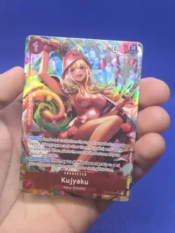 One Piece A Fist of Divine Speed Kujyaku OP11-04 Alternate Art Super Rare NM - Image 2
