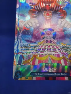 One Piece Emperors in the New World Buggy OP09-051 Parallel Alternate Alt Art NM - Image 5