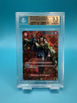 BGS 9.5 2024 One Piece MONKEY D DRAGON Alternate Art (SP) OP07-015 Emperors EN - Image 1