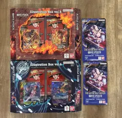 ONE PIECE Illustration Box Vol 5 & Vol 6 - OP-13 + TWO booster packs - Image 1