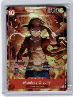 2023 One Piece CCG-Monkey D. Luffy #ST10-006 Treasure Booster Set-Promo (Sealed) - Image 1