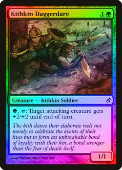 Kithkin Daggerdare FOIL Lorwyn PLD Green Common MAGIC GATHERING CARD ABUGames - Image 1