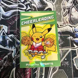 Pikachu Sports Cheerleading Electric Pokemon 2025 Cracked Ice Holo Card Database - Image 1