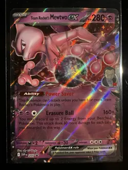 Team Rocket's Mewtwo ex 205 Sv: Scarlet & Violet Promo Cards Holo - Image 1