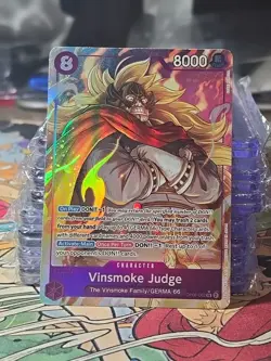 Vinsmoke Judge (Alt Art) OP06-062 Wings of the Captain Foil One Piece Card Game - Image 1