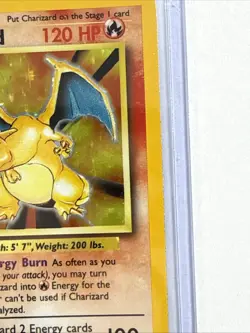 🔥CHARIZARD - THE HOLY GRAIL!🔥4/102 Holo Base Set Unlimited Rare Pokemon Card - Image 5