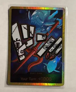 2024 One Piece - Hody Jones Gold Don!! Card +1000 English PRB-01 Premium Booster - Image 1