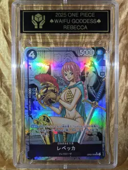 REBECCA One Piece Waifu Goddess Card CUSTOM MADE Black Label - Image 1