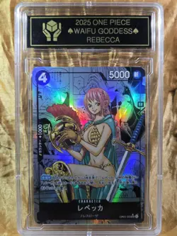 REBECCA One Piece Waifu Goddess Card CUSTOM MADE Black Label - Image 2