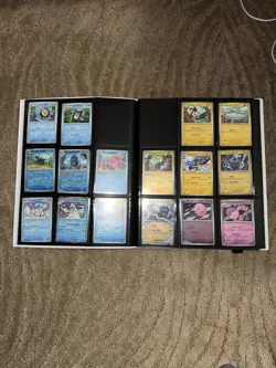 Pokemon Scarlet & Violet Card Lot Binder Partial Set Black Bolt White Flare! - Image 5