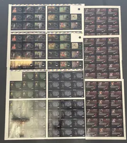 ARTBOX - Harry Potter - Prisoner of Azkaban- Uncut Trading Card Sheets-Lot of 6 - Image 1