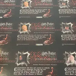 ARTBOX - Harry Potter - Prisoner of Azkaban- Uncut Trading Card Sheets-Lot of 6 - Image 4