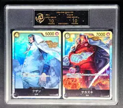 2024 ONE PIECE JPN. cards Kuzan VS Sakazuki SR RPA 10 (SAME AS PSA 10) - Image 1