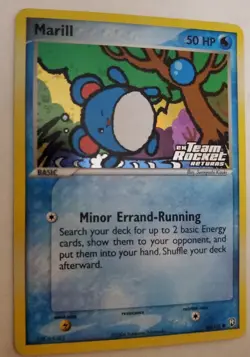 Marill 68/109 Stamped Reverse Holo Pokemon Card - Image 3